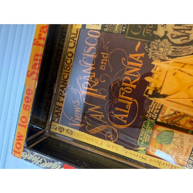 Annie Modica Mo Dice Lacquered Tray, Signed For Sale - Image 12 of 12
