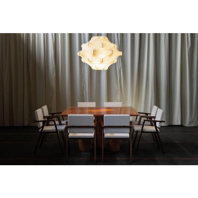 An exceptional and rare set of eight ‘Luisa’ armchairs, designed by Franco Albini and produced by Poggi in 1955. Crafted...