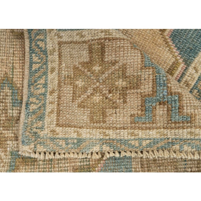 Turkish Mini Rug Oriental Hand Knotted Vintage Rug 1'9" x 3'6" #21244 For Sale In Houston - Image 6 of 8