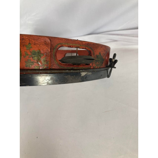 Millereau Paris Antique French Tambourine Tambour De Basque 12in C1879-1911 For Sale - Image 10 of 13