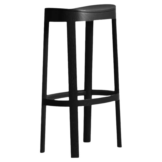 Lammi Bar Stool in Black by Made by Choice For Sale