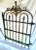 Early 1900s French Handcrafted Painted Iron Gate For Sale - Image 11 of 18