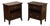 Stanley Furniture 'Hudson Street' Pair of Nightstands For Sale