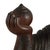 Signed Concrete Laughing Buddha Statue With Reddish Brown Finish Asian Garden Sculpture For Sale In Greensboro - Image 6 of 9