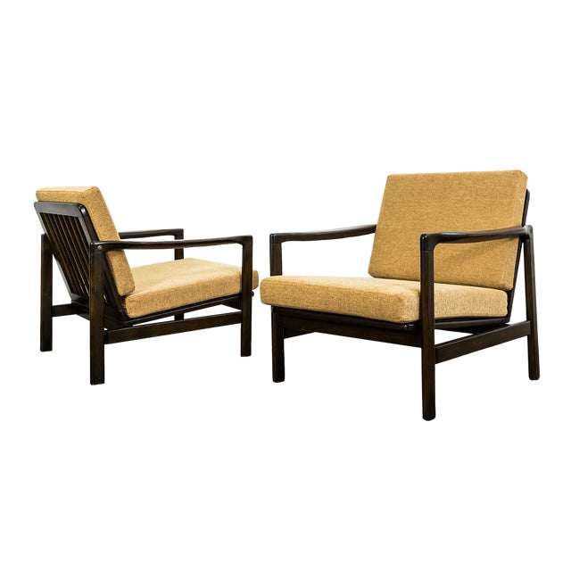 Mid-Century Modern Lounge Chairs by Zenon Bączyk, Poland, 1960s, Set of 2 For Sale - Image 13 of 13