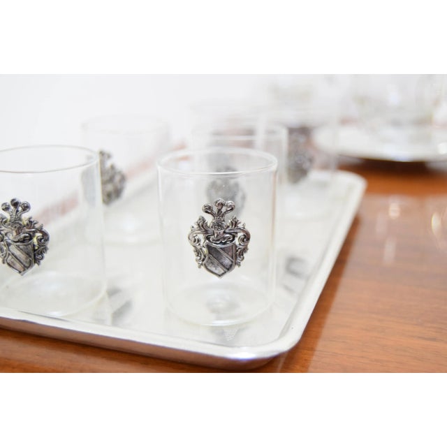 Metal Mid-Century Czechoslovakian Cooking Glass Set, 1960s, Set of 21 For Sale - Image 7 of 12