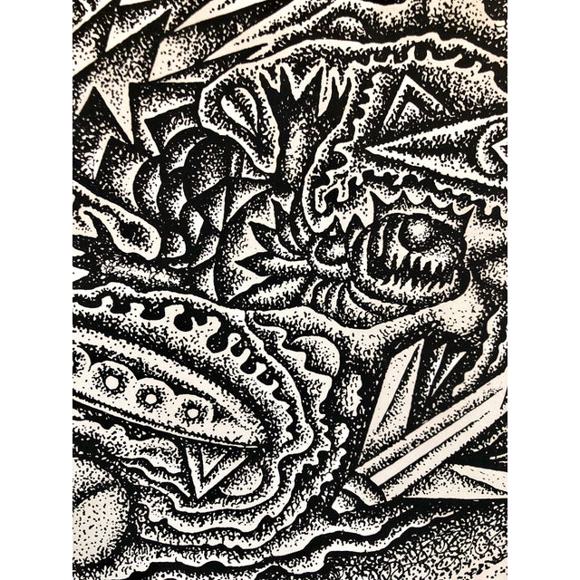 Silkscreen Serigraph print hand signed, numbered. Michail Grobman (Russian: Михаил Гробман, Hebrew: מיכאיל גרובמן‎‎, born...