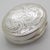 Vintage Italian Handmade Silver Chiseled Oval Box, 1970s For Sale - Image 3 of 11