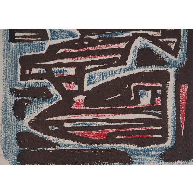 Modern Alfred Manessier, Composition en couleurs, Lithograph For Sale - Image 3 of 6