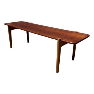 Mid 20th Century Hans Wegner at-11 Teak Coffee Table for Andreas Tuck For Sale
