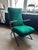 1960s Vintage Scandinavian Armchair in Green Corduroy, 1960s For Sale - Image 5 of 10