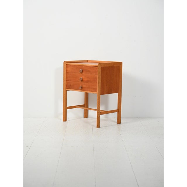Scandinavian Bedside Table, 1960s For Sale - Image 4 of 10