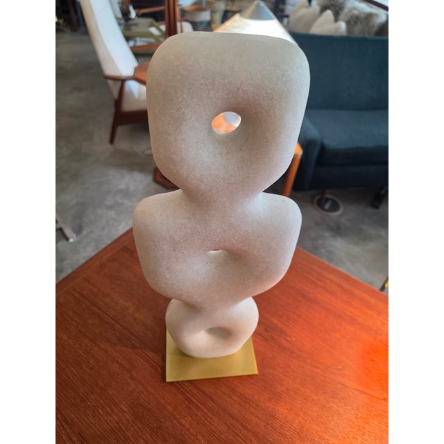 Abstract Sculpture in White by Arteriors For Sale - Image 10 of 13