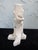 Traditional Vintage Belleek Ireland Shamrock Tree Trunk Bud Vase, Triple Opening Spill Vase For Sale - Image 3 of 8