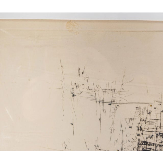 Mid-Century Modern Contemporary Abstract Etching Print by Hitoshi Nomura For Sale In New York - Image 6 of 12