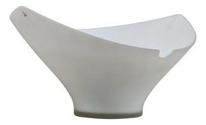 Yu-Shuang Cristal White Center Piece by Kazuhiko Tomita for Arcade Murano, 1993