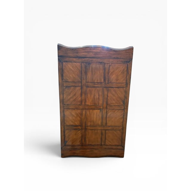 Marge Carson French Country Style Parquet Dining Table With Leaf For Sale - Image 14 of 16