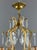 19th Century Louis XV Crystal and Gilt Brass Chandelier For Sale - Image 3 of 8