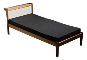 Mahogany Bed with Tigette System by André Sornay, 1960