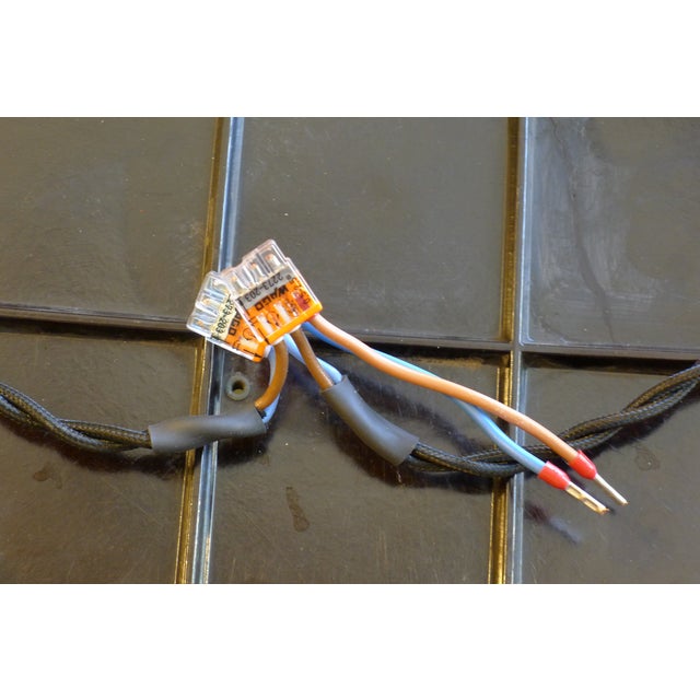 Ivory Modernist Glass & Bakelite Model 11303 Ceiling or Wall Lamp from Elektrosvit, 1950s For Sale - Image 8 of 12