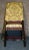 Antique Tudor Style Carved Oak High Back Chair W/Fringe & Stretcher Base For Sale - Image 11 of 13