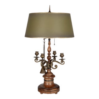 Vintage Italian Bouillotte Lamp by Chapman For Sale