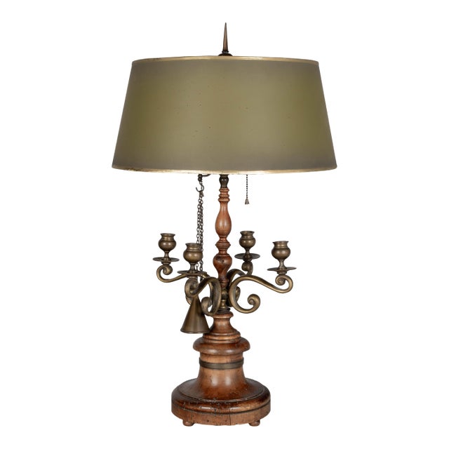 Vintage Italian Bouillotte Lamp by Chapman For Sale