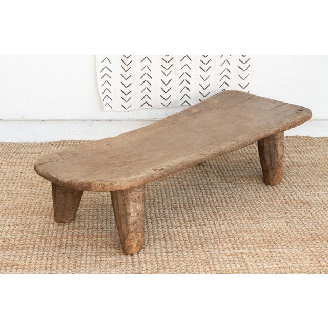 Large African Heritage Senufo Coffee Table For Sale In Los Angeles - Image 6 of 9