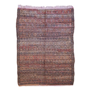 1980s Moroccan Zemmour Wool Rug - 9.4 X 6.6 Ft For Sale