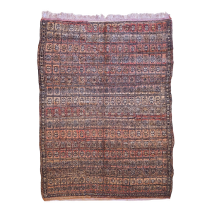 1980s Moroccan Zemmour Wool Rug - 9.4 X 6.6 Ft