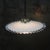 French White Opaline Glass and Brass Pendant Lamp For Sale - Image 6 of 9