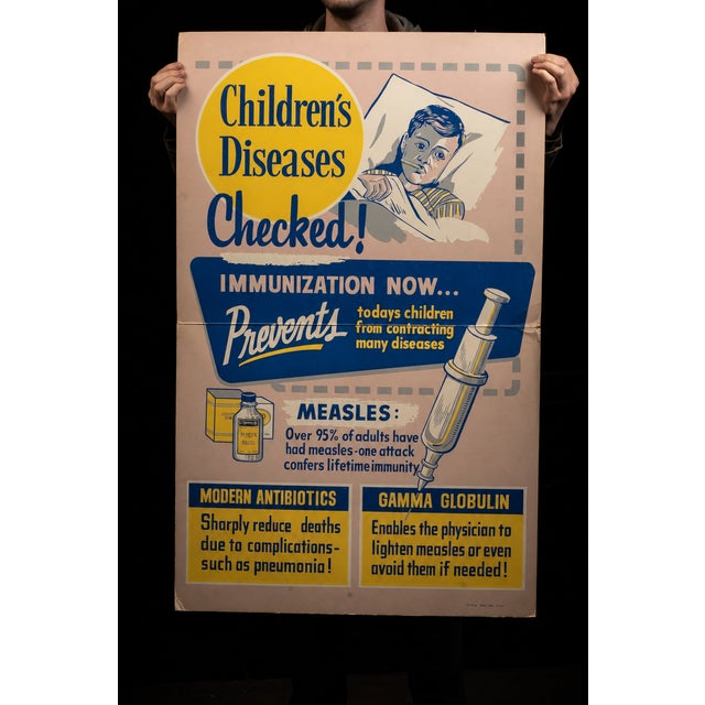 Vintage Vaccination Public Service Prints For Sale - Image 4 of 13