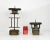 Signed Late 20th Century Heavy Iron Modernist Blacksmith Signed Pricket Candlesticks- Set of 2 For Sale - Image 9 of 9