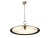 Italian Black and White Light Pendant in Murano Glass For Sale - Image 9 of 12