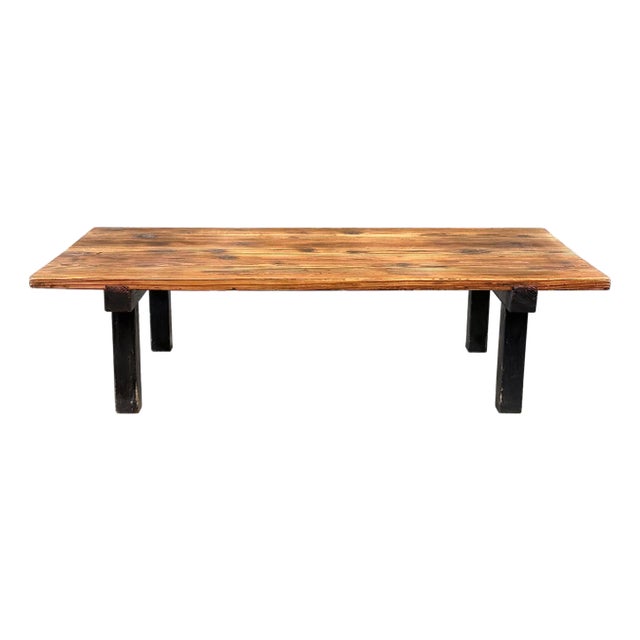 Early 20th Century Japanese Wood Tea Table For Sale