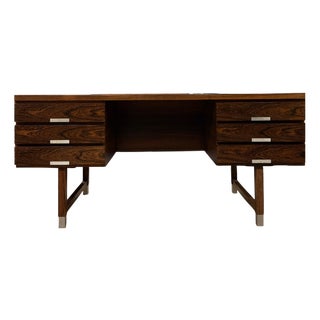 Rosewood Model EP-401 Desk attributed & Eigil Pedersen, Denmark, 1960s For Sale