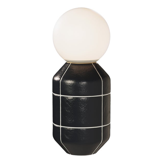 Ceramic Base Spot Table Lamp by Svitanok For Sale