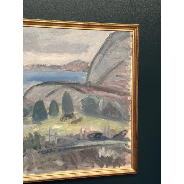 Sven Engblom, Landscape, 1960s, Oil on Canvas For Sale - Image 12 of 18