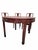 Vintage Asian Rosewood Carved Longevity Extending Dining Table and 8 Chairs For Sale In Chicago - Image 6 of 12