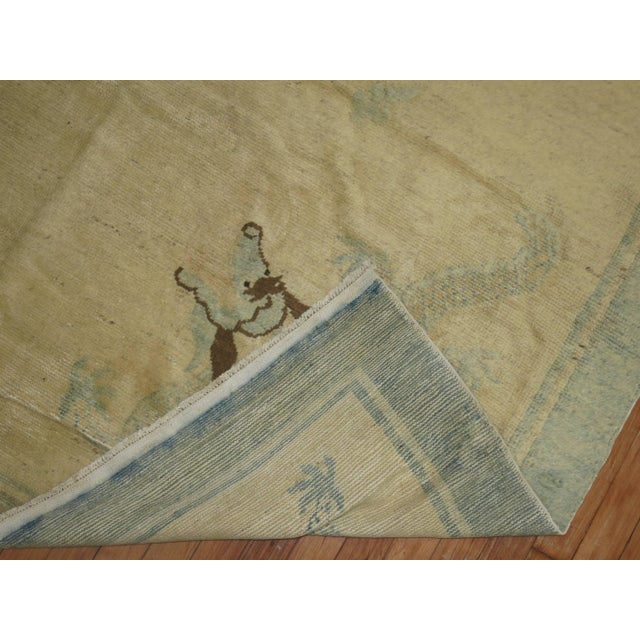 Early 20th Century Dragon Chinese Peking Rug - 5'11" x 8'9" For Sale - Image 4 of 6
