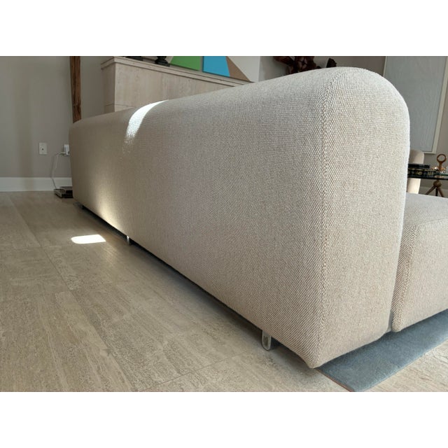 Modern 1970's Three-Seat Suzanne Sofa For Sale - Image 3 of 11