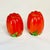 1940s Vintage Boho Arts & Crafts Trompe L’Oeil Tomato Salt & Pepper Shakers - A Pair For Sale - Image 6 of 8