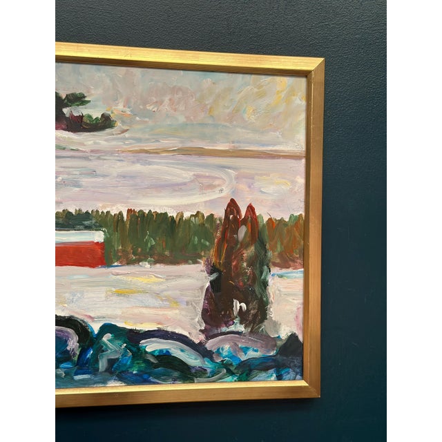 Carl Köhler, Landscape, 1960s, Oil on Panel, Framed For Sale - Image 4 of 16