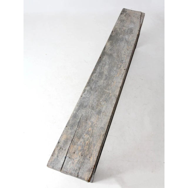 Antique Painted Farmhouse Bench For Sale - Image 18 of 18