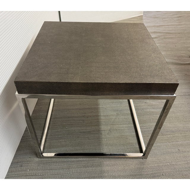 Van Thiel for Restoration Hardware Nicholas Side Table For Sale - Image 10 of 12