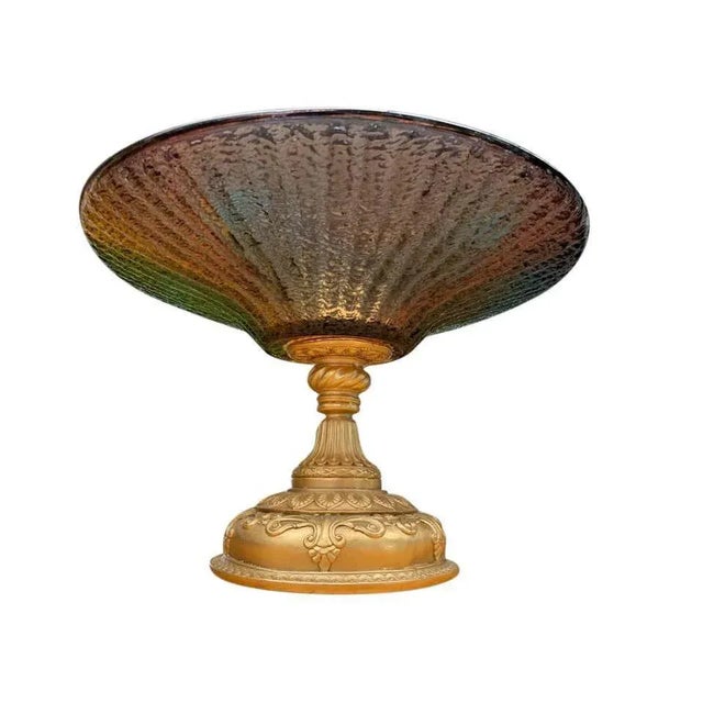 Colored Glass Tazze, 20th Century, Set of 2 For Sale - Image 3 of 6