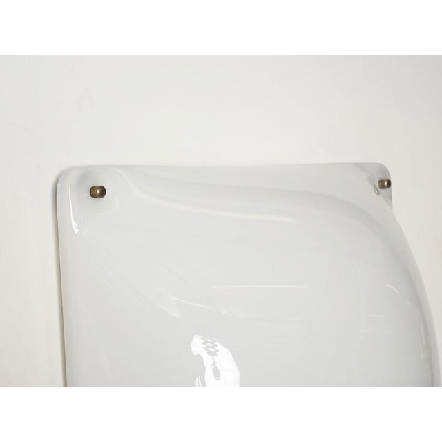 Large Black 33.3 White Acrylic Glass Ceiling Light by Luigi Molin, Italy, 1970s For Sale - Image 11 of 14
