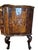 Brown Baroque Inlaid Walnut and Burl Wood Commode with Serpentine Front and Cabriole Legs, 1780s For Sale - Image 8 of 17