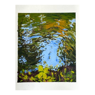 Impressionist Painting, Moving Water For Sale