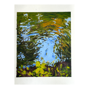 Impressionist Painting, Moving Water